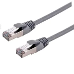 C-TECH patchcord Cat6a S/FTP 10 m šedá (8954125015307)