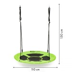 Zahradní houpačka Čapí hnízdo 110 cm ECOTOYS zelená