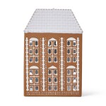 KÄHLER Porcelánový svícen Gingerbread Lighthouse Large, hnědá barva, keramika