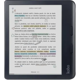 Kobo Libra Colour černá / Čtečka e-knih / 7" / E-ink / 1264×1680 / 32GB / Wi-Fi / BT / USB-C (N428-KU-BK-K-CK)