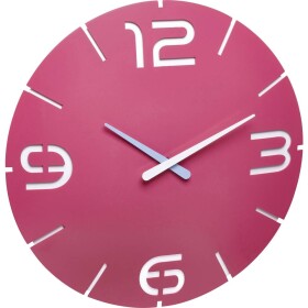 TFA Dostmann 60.3047.12 Quartz nástěnné hodiny 35 cm x 3.5 cm , růžová