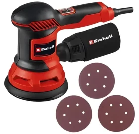 Einhell TC-RS 425 E červená/černá / Excentrická bruska / 425W / 125 mm / 6000-13000 ot-min (4462005)