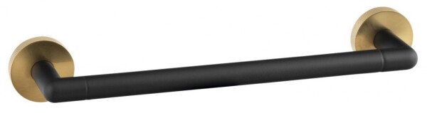 SAPHO - LARISSA držák ručníků 300, černá/zlato mat WS009BG