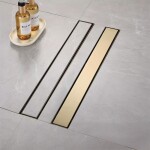 REA - Odtokový žlab Neox brush gold 90 REA-G4895