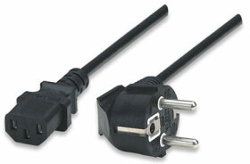 Manhattan kabel napájecí pro monitor / C13F-zásuvka / 1.8m (300148)