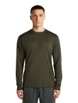 ICEBREAKER Mens Merino 150 Tech Lite LS Relaxed Tee, Dark Loden (vzorek) velikost: M