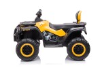 Mamido Dětská elektrická čtyřkolka XT-Speed 4x80W 24V žlutá