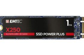 EMTEC Power Plus X250 1TB / M.2 / SATA III / 3D TLC / R:520MBps / W:500MBps / MTBF 2mh / 3y (ECSSD1TX250)