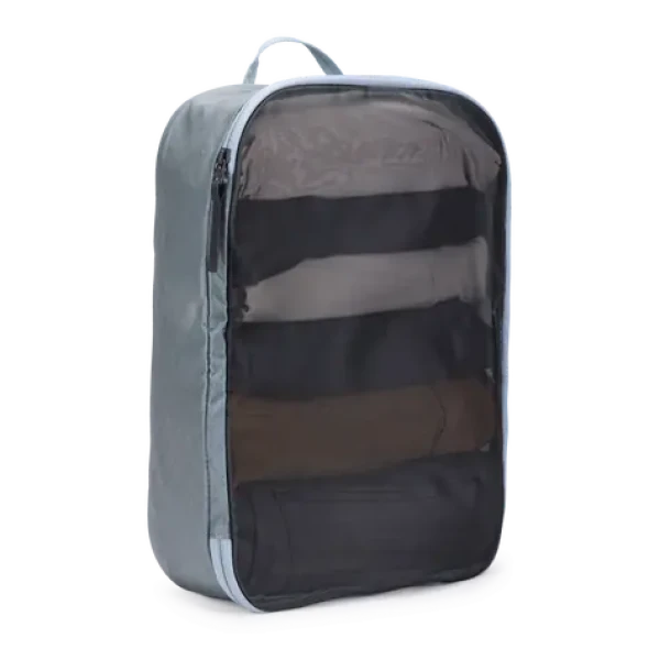Thule Packing Cube M TPCS202 Pond Gray / Cestovní organizér / Síťovaný vršek / Zip YKK / Recyklovaný nylon (3205573)