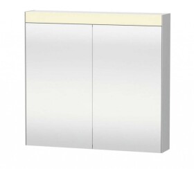 DURAVIT - Zrcadla Zrcadlová skříňka s LED osvětlením, 76x81x15 cm, 2 dvířka, bílá LM7821000000000