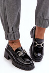 Mokasíny na podpatku 2646-6 černé - Step in style 37