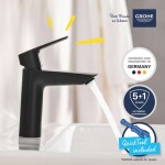 GROHE - QuickFix Start Umyvadlová baterie s výpustí Push-Open, matná černá 237462432