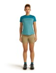 Dámské merino kraťasy ICEBREAKER Wmns Elevation Stretch 5 Shorts, Cumin velikost: 26
