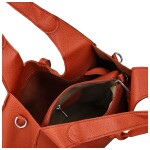Trendy dámský koženkový set kabelek Winona, oranžový