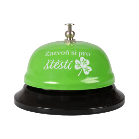 Recepční zvonek s textem - Zazvoň pro štěstí - Albi