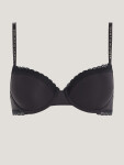 Dámská podprsenka TONAL LACE DEMI-CUP BRA UW0UW04546 BDS černá - Tommy Hilfiger 75B