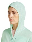 ICEBREAKER Wmns Mer 200 Realfleece Descender LS Zip H, Mint/Seaglass/Cb (vzorek) velikost: S