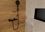 Sprchová baterie SAT Aurum bez sprchového setu 150 mm černá matná SATBAUR268C SATBAUR268C