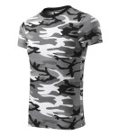 Camouflage tričko unisex camouflage gray L
