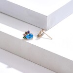 Náušnice Swarovski Elements Marisol, Barevná/více barev