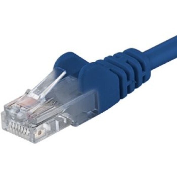 PremiumCord UTP CAT5E 1.5m / Patch kabel / RJ45-RJ45 / modrá (sputp015B)