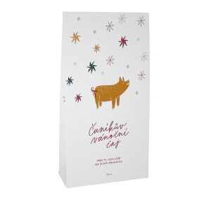 Bella Rose Sypaný ovocný čaj s kořením – Čuníkův vánoční čaj 100 g, krémová barva