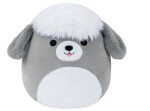 Squishmallows Šedobílý ovčácký pes - Arnold 13cm