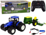 Mamido Traktor s příslušenstvím na dálkové ovládání 1:24