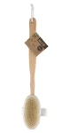 MSV kartáč do koupele dřevěný / odnímatelná rukojeť / 42 cm
