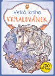 Velká kniha Vymalovánek fialová