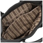 Trendy dámská koženková kabelka na rameno Ceyla, tmavě šedá