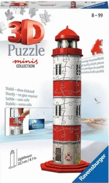 Ravensburger 3D puzzle Mini budova Maják 54 ks