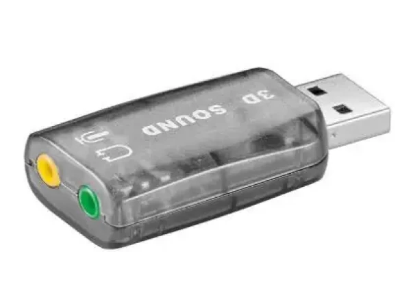 MicroConnect externí USB zvuková karta 2.0 / Plug Play / Win2000, XP, Vista, Win7 (68878)