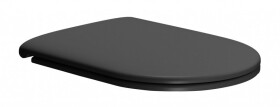 GSI - WC sedátko, Soft Close, Quick Release, černá mat MS992C26