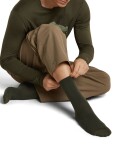ICEBREAKER Mens Lifestyle Fine Gauge Crew, Dark Loden velikost: 39-44 (SM)