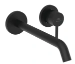 Ideal Standard - Umyvadlová baterie pod omítku, 2-otvorová instalace, hedvábná černá (BD848XG)