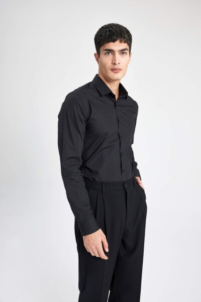 DEFACTO Men's Black Shirt A7803AX/BK27