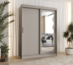 Šatní skříň Abi Spoti Rozměry: 150 cm, Barva korpusu + barva dveří: Kašmír + Kašmír