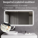 CERANO - Koupelnové LED zrcadlo Grande - 60x80 CER-DY-2073H
