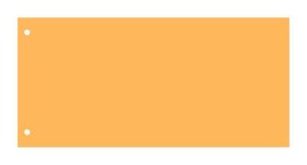 Rozdělovače kartonové 23,5x10,5cm VICTORIA, 50ks - žlutá