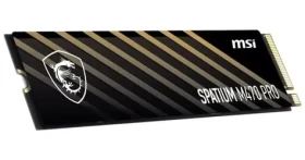 MSI Spatium M470 Pro 1TB / M.2 2280 / PCIe Gen4 / 3D NAND flash / R: 6000MBps / W: 4500MBps / MTBF: 1.5mh (S78-440L0J0-P83)