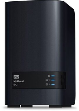 WD My Cloud EX2 Ultra 16TB / 2x 8TB / 1.3GHz / 2x USB 3.0 / GLAN / Černá (WDBVBZ0160JCH-EESN)