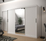 Šatní skříň Abi Jodelka 2 Barva korpusu: Dub artisan, Rozměry: 100 cm, Dveře: Bílá mat