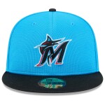 New Era Pánská kšiltovka Miami Marlins MLB 2025 Spring Training 59FIFTY Fitted - Modrá Velikost: 7 1/4