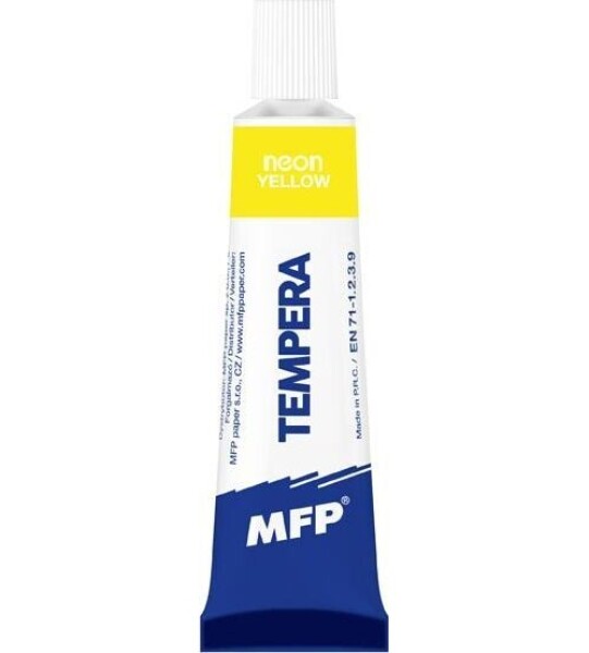 Temperové barvy 12ml NEON žlutá