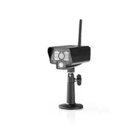 Nedis CSWL1C20CBK černá / Digitální bezdrátová kamera / 2.4 GHz / Vnitřní a Venkovní / Noční vidění / IP54 (CSWL1C20CBK)