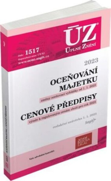 ÚZ 1517 Oceňování majetku, Cenové předpisy