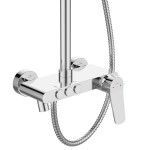 INVENA - Sprchový sloup s baterií, Alonia Trend, chrom AU-70-D01-V