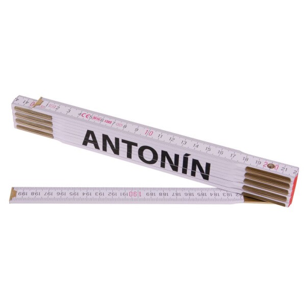 Metr skládací, 2m, dřevěný, PROFI, "ANTONÍN"