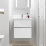 VILLEROY & BOCH - Venticello Umyvadlová skříňka, 603x590x502 mm, 2 zásuvky, Glosy White A92401DH